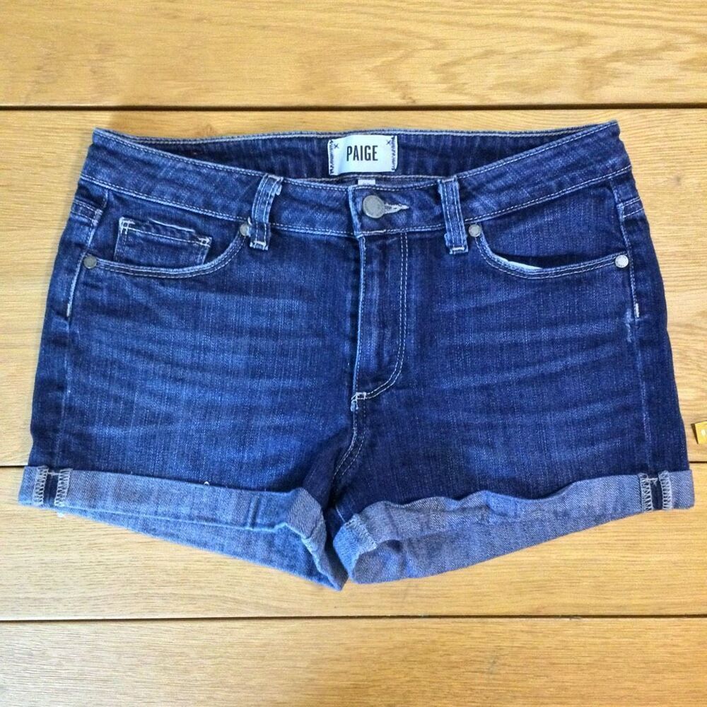 Paige Jimmy Jimmy short cuffed jean shorts 27